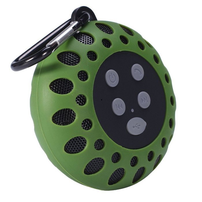 Niceshop Outdoor and Bathroom Mini Portable Waterproof Wireless Bluetooth Speaker- green N6