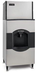 Ice-O-Matic ICE0406HA-CD40130 529 lb 30" Air-Cooled Ice Machine w/ CD40130 Hotel Dispenser
