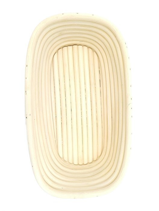 Boseen Oval Shaped Banneton Bread Dough Proofing Rising Rattan Basket & Liner Combo( 12 inches) N4