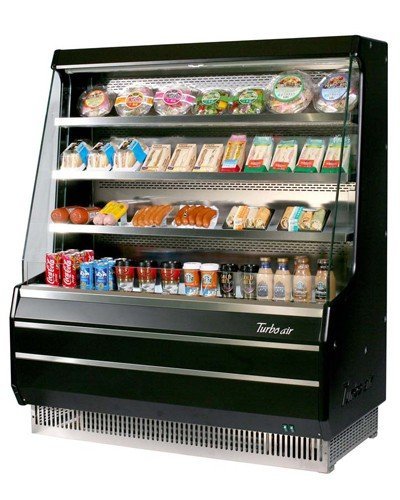 Turbo Air TOM40MB 39" Medium Display Merchandiser with Efficient Refrigeration System Attractive Glass Sides Anti-Rust...