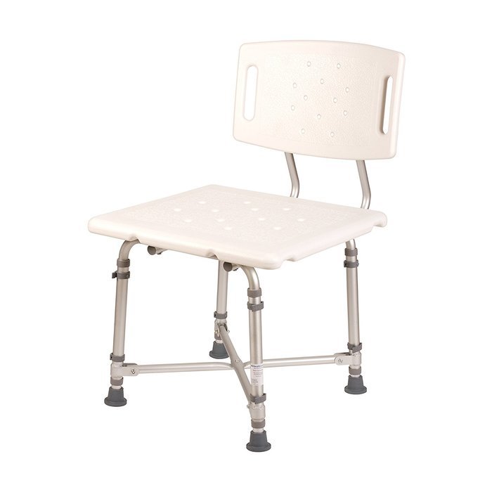 HealthSmart Germ-Free Heavy-Duty Bariatric Bath Seat Shower Chair with Removable Backrest, Supports up to 500... N3