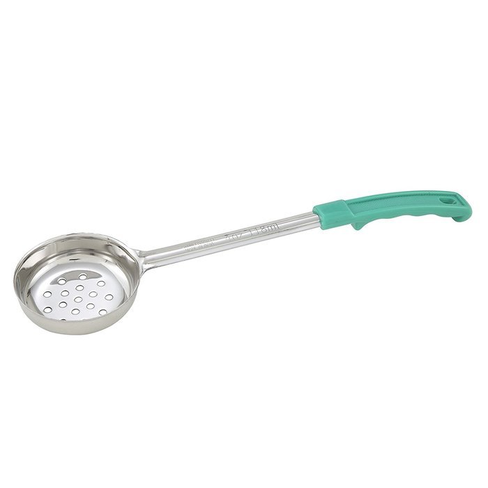 Winco Perforated Food Portioner, 4-Ounce, Green