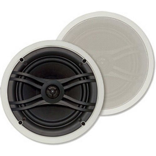 Yamaha NS-IW560C 8" 2-Way In-Ceiling Speaker System for Custom Installations (White) N4