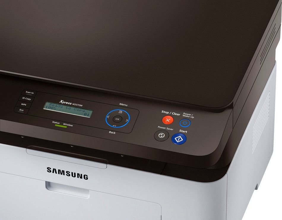 Samsung SL M 2070 W Black & White Multifunctional Printer N2