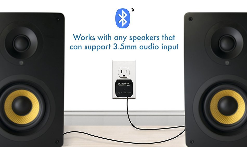 Plugable Bluetooth Audio Receiver for Wireless Music Streaming for Windows, OS X, Linux, Android, and iOS N3