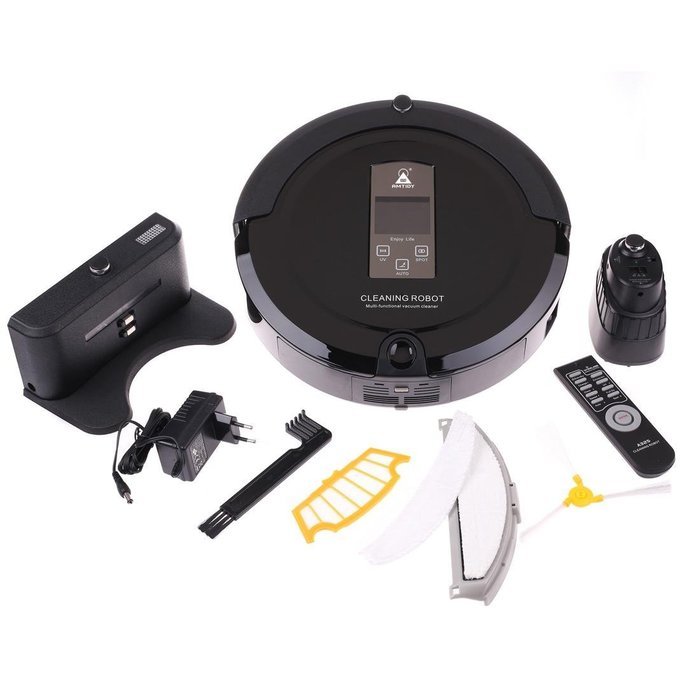 Amtidy A325 Robotic Vacuum Cleaner (Black/Europe) N4