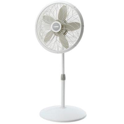 Lasko Products, 18 Pedestal Fan White (Catalog Category: Indoor/Outdoor Living / Fans & Air Conditioners)