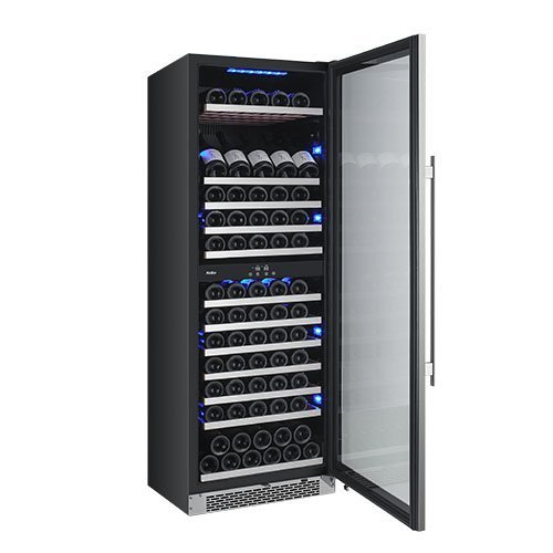 Avallon 141 Bottle Dual Zone Built-In Wine Cooler - Right Hinge