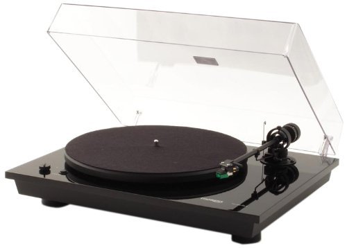 Thorens TD 295 MK IV Semi-Automatic Turntable - 33, 45rpm AT95E (Piano Black)
