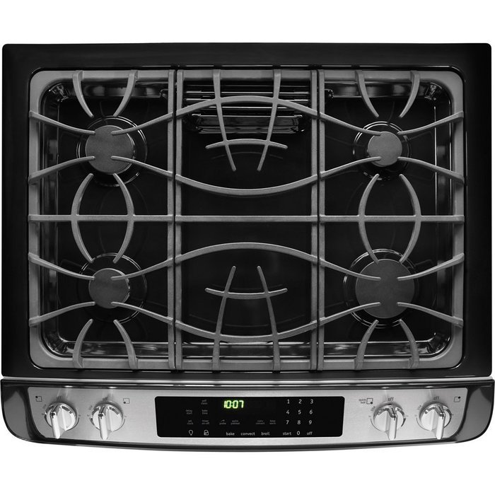 Frigidaire Gallery Series FGGS3065PF 30" Slide-In Gas Range in Smudge-Proof Stainless Steel N2