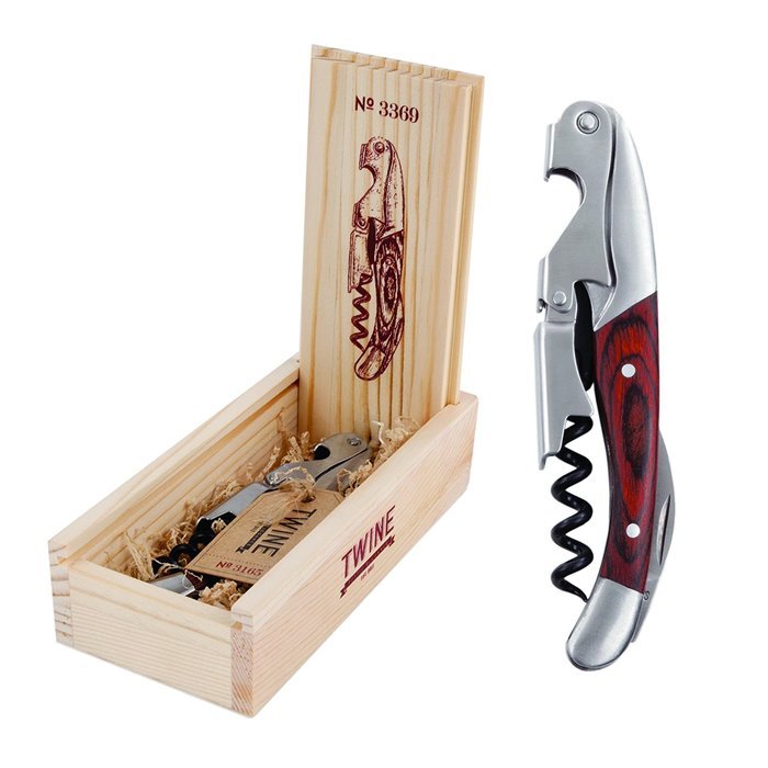 Chateau Rosewood Double Hinged Corkscrew by Twine N2