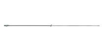 HUSTLER IC56 102" STAINLESS STEEL CB RADIO WHIP ANTENNA WITH WELDED STUD AND STATIC BALL