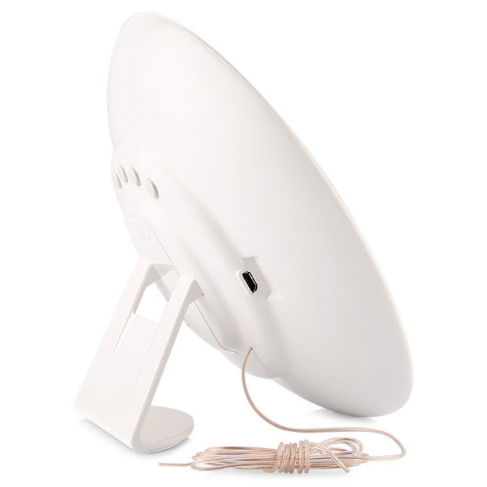 Seetru Wake-Up Sunrise Simulation Alarm Clock Night Light Bedside Mood Lamp with Nature Sounds, FM Radio and USB...
