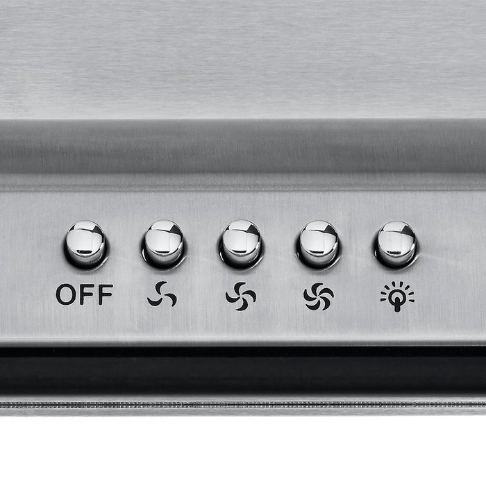 450 CFM Wall Mounted Range Hood Size: 24" W N3