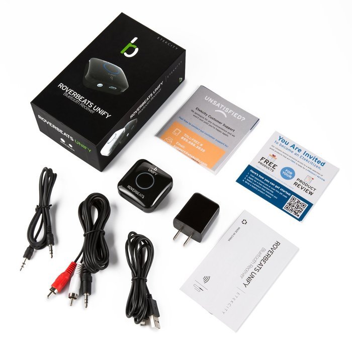 Etekcity Wireless Bluetooth 4.0 Receiver Audio Adapter (NFC-Enabled) for Sound System N7