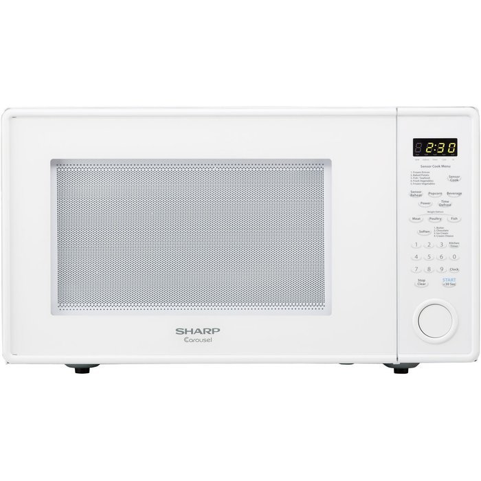 Sharp Countertop Microwave Oven ZR551ZS 1.8 cu. ft. 1100W Stainless Steel with Sensor Cooking N8