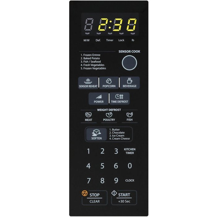 Sharp Countertop Microwave Oven ZR551ZS 1.8 cu. ft. 1100W Stainless Steel with Sensor Cooking N10
