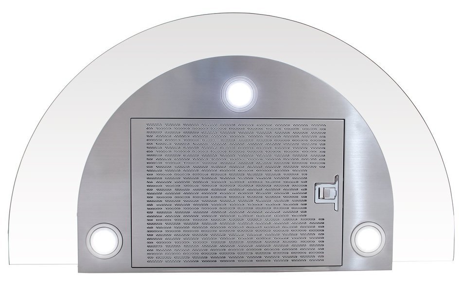 FIREBIRD 30" Wall Mount Stainless Steel Tempered Glass Wall Mount Powerful Push Button Control Kitchen Vent Fan... N5