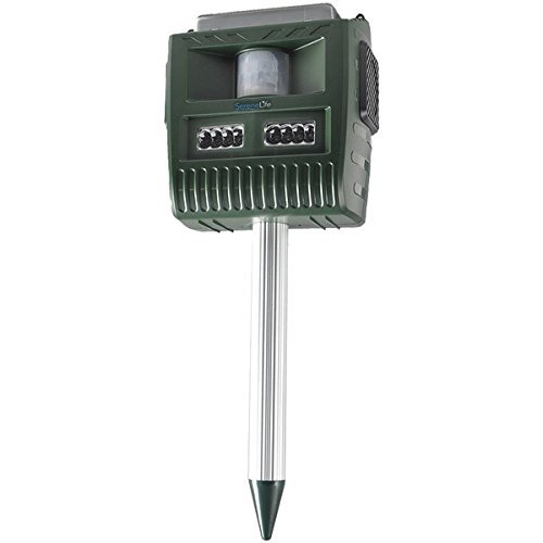 New SERENE-LIFE PSLBAR8 Waterproof Solar Power Animal Repeller