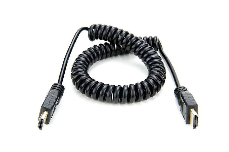 Atomos Full HDMI to Full HDMI Coiled Cable (19.7-25.6")