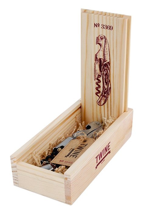 Chateau Rosewood Double Hinged Corkscrew by Twine N4