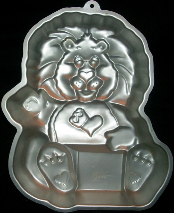 Wilton Brave Heart Lion Cake Pan (2105-3197, 1984) American Greetings