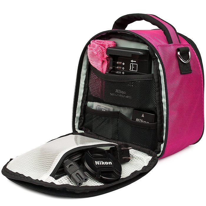 Laurel DSLR Camera Handbag for Panasonic Lumix DMC Series SLR Cameras, Grey N12
