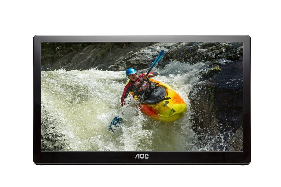 AOC e1659Fwux- Pro 16-Inch Class, Full HD 1920x1080 Res, 300 cd/m2 Brightness, USB 3.0-Powered... N14