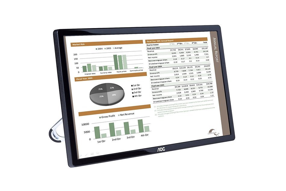 AOC e1659Fwux- Pro 16-Inch Class, Full HD 1920x1080 Res, 300 cd/m2 Brightness, USB 3.0-Powered... N16