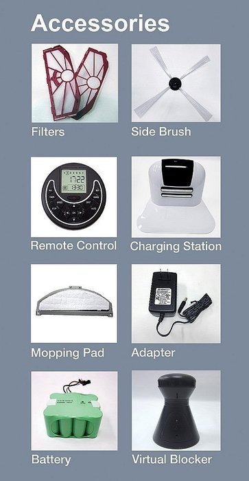 Infinuvo Infinuvo Hovo 510 Robotic Vacuum Cleaner with Home Charging Station, Scheduler, Remote Control, UV Light... N17