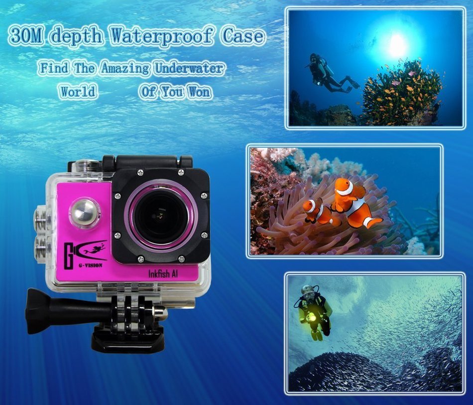 1+1&reg;Wifi Full Hd 1080p Sport Action Camera1.5" LCD 170 Degree Wide Angle Waterproof Cam DV Camcorder Outdoor for... N5