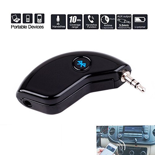Mini Bluetooth Receiver Car 3.5mm Adapter Hands-free Kit Wireless Connect AUX Music N2