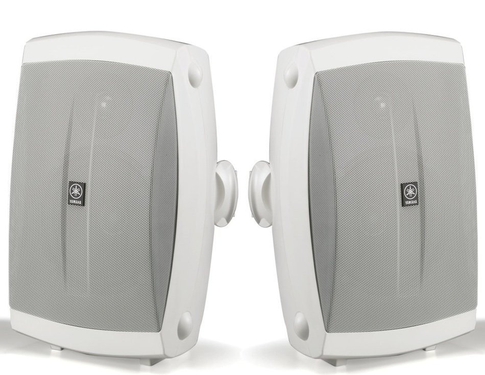 Yamaha All Weather Indoor & Outdoor Wall Mountable Natural Sound 130 watt 2-way Acoustic Suspension Speakers (... N3