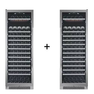 Avallon 151 Bottle + 151 Bottle Built-In Side-by-Side Wine Cooler N2