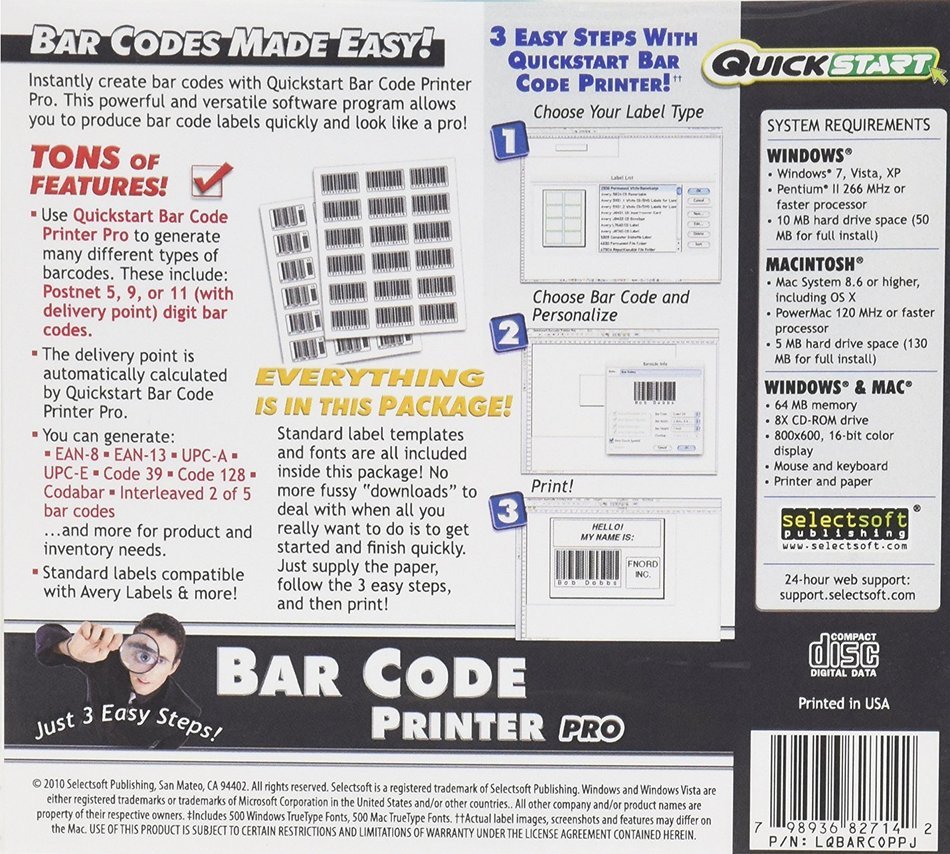 QuickStart Bar Code Printer Pro N2