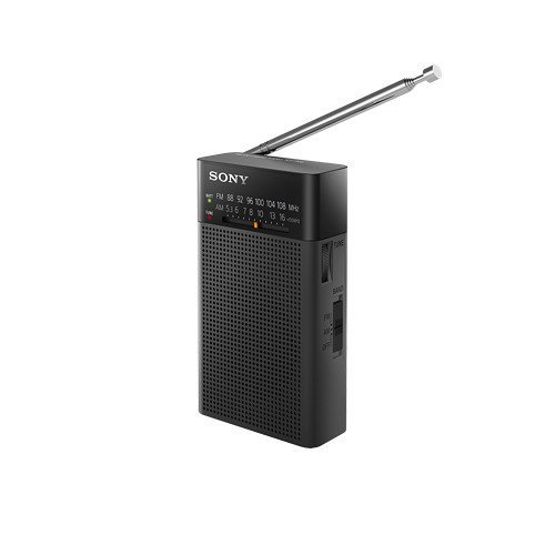 Sony All in One Compact Design Pocket Size Portable AM/FM Radio with Built-in Speaker, Earphone Jack, LED Tuning... N3