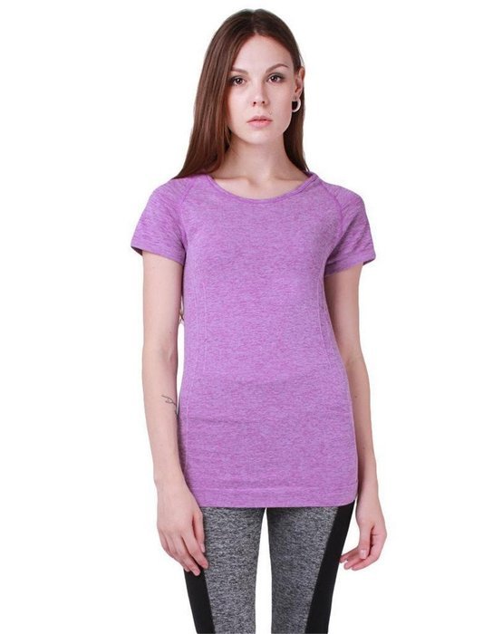 GU Angqi Women Sports T-Shirt Tee Athletic Neck Quick Dry Gym Yoga Running N12