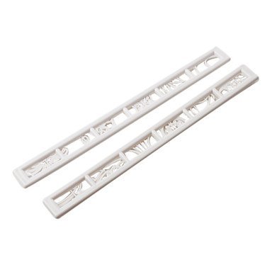 Y&XL&H Flower Pattern Cake Embosser Cutter (2 Pieces) N2
