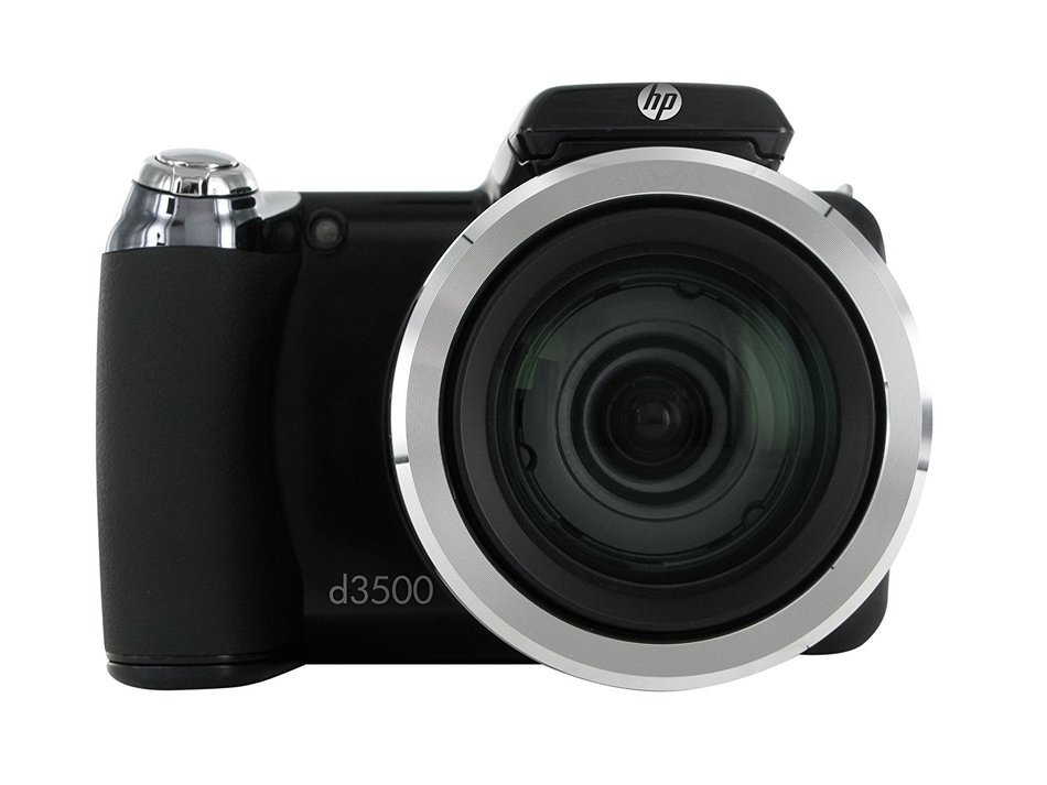 HP HP-D3500 14MP Digital Camera with 36x Optical Image Stabilized Zoom and 3-Inch LCD Screen (Black)