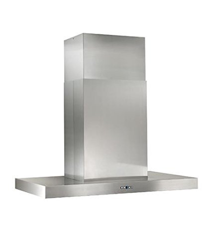 Best IPB9IQT48SB 48" Gorgona Island Mount Chimney Hood with 1200 CFM Heat Sentry Filter Clean Reminder Delay Off...