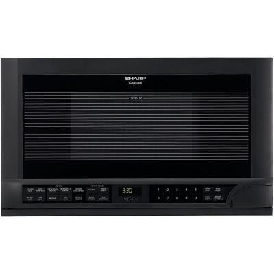 1.5 Cu. Ft. Over the Counter Microwave in Black with Sensor Cooking Technology