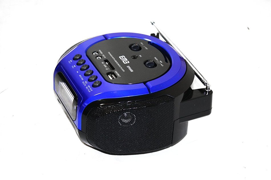 EMB Eps450 Sd/Mp3/Usb/Pc Portable Boombox Blue N2