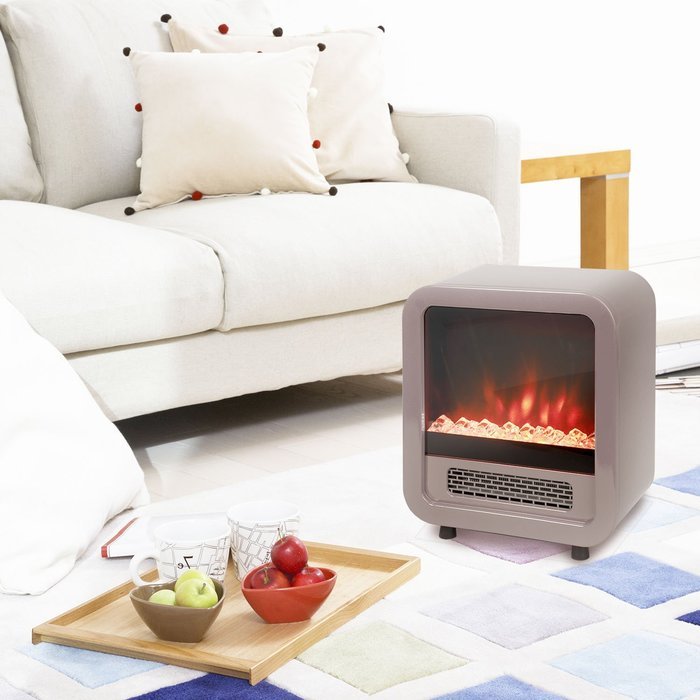 Pacific Heat Mini Retro Electric Stove (Red) N2