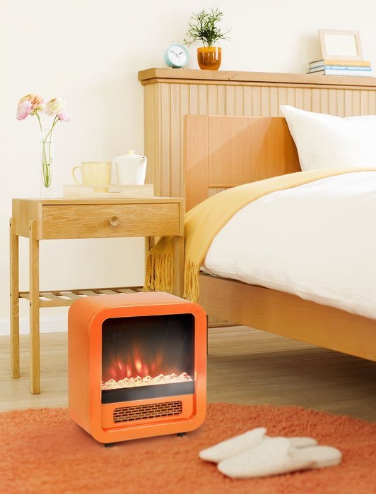 Pacific Heat Mini Retro Electric Stove (Red) N3
