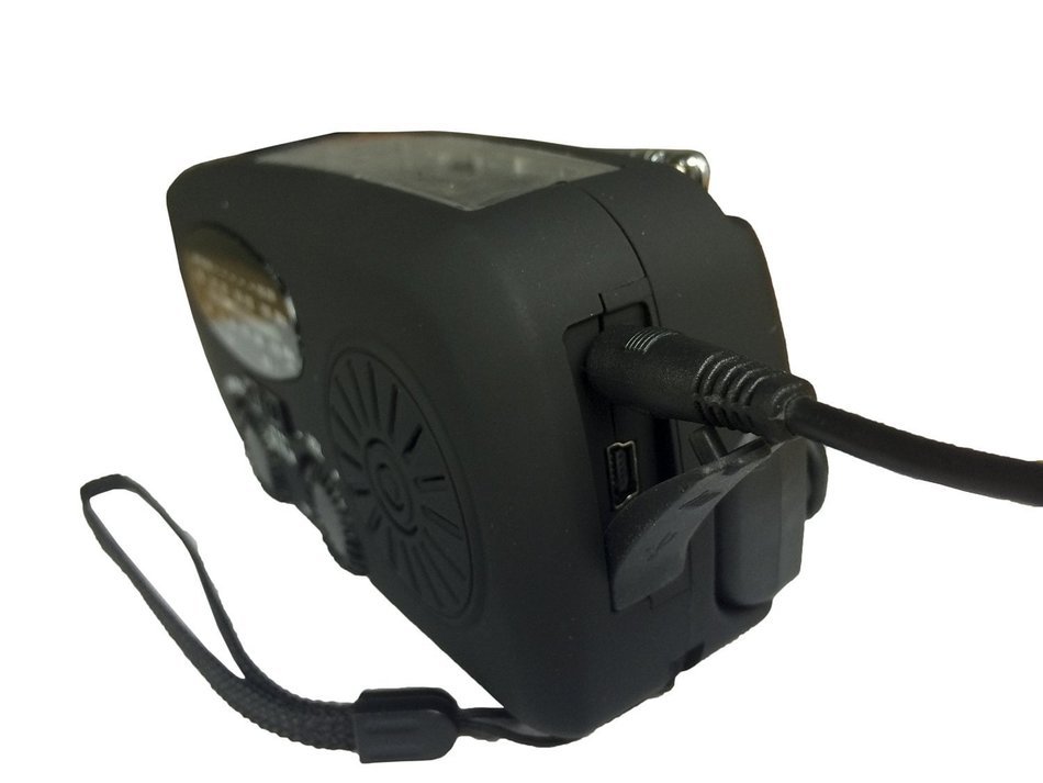EpochAir Emergency Solar Hand Crank Self Powered AM/FM/NOAA Weather Radio, LED Flashlight, Smart Phone Charger... N20