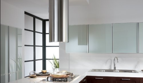 Cylindra Isola 15" 600 CFM Convertible Island Range Hood N5