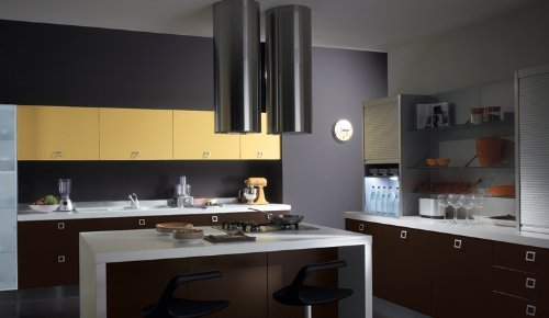 Cylindra Isola 15" 600 CFM Convertible Island Range Hood N6