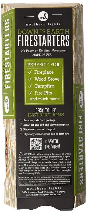 Northern Lights Candles Down to Earth 10 Pods Firestarters, Coffee