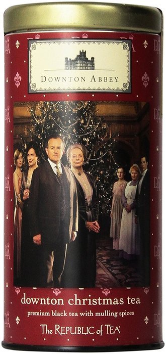 The Republic Of Tea Downton Abbey Christmas Black Tea, 36 Tea Bags, Premium Cinnamon Holiday Tea N2