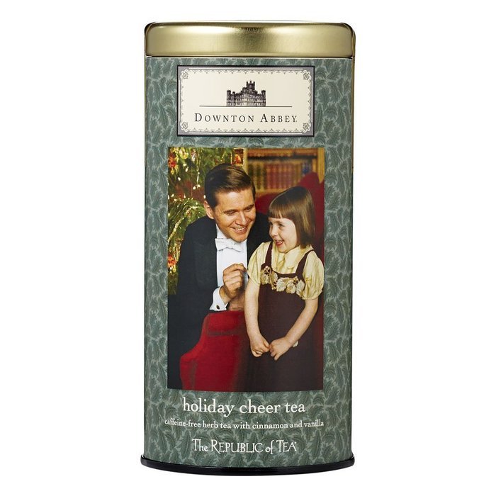 The Republic Of Tea Downton Abbey Christmas Black Tea, 36 Tea Bags, Premium Cinnamon Holiday Tea N6